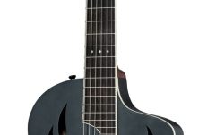 Chitară Electro-Clasică Ortega TourPlayer DeLuxe Nylon 6 String Spruce Black + Gig Bag