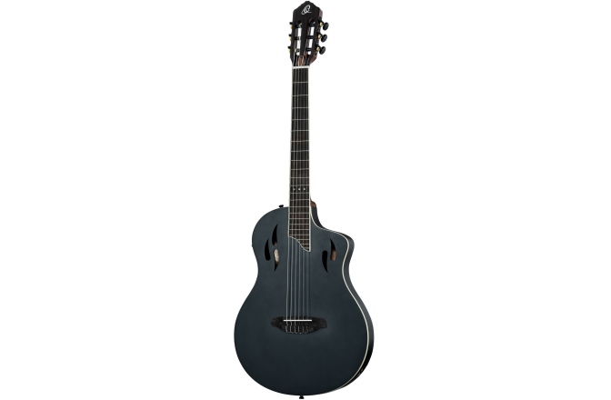 Chitară Electro-Clasică Ortega TourPlayer DeLuxe Nylon 6 String Spruce Black + Gig Bag
