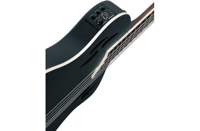 Chitară Electro-Clasică Ortega TourPlayer DeLuxe Nylon 6 String Spruce Black + Gig Bag