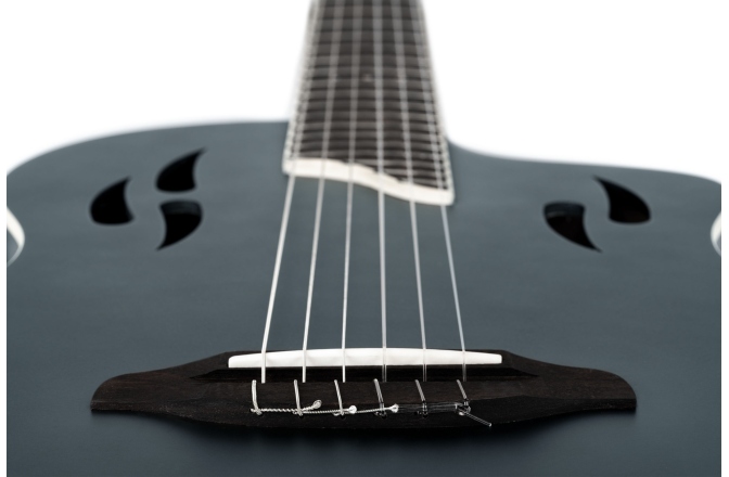 Chitară Electro-Clasică Ortega TourPlayer DeLuxe Nylon 6 String Spruce Black + Gig Bag