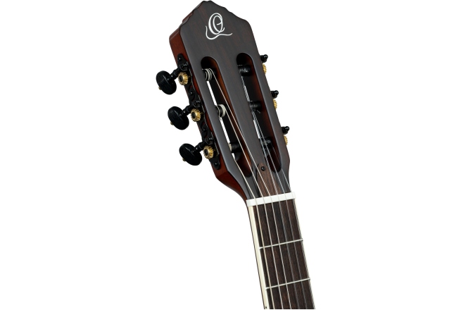 Chitară Electro-Clasică Ortega TourPlayer DeLuxe Nylon 6 String Spruce Black + Gig Bag