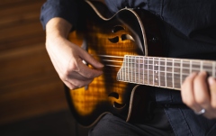 Chitară Electro-Clasică Ortega TourPlayer DeLuxe Nylon Acacia Burst + Gig Bag