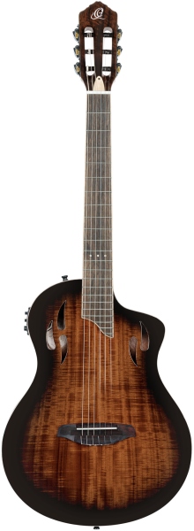 Ortega TourPlayer DeLuxe Nylon Acacia Burst + Gig Bag
