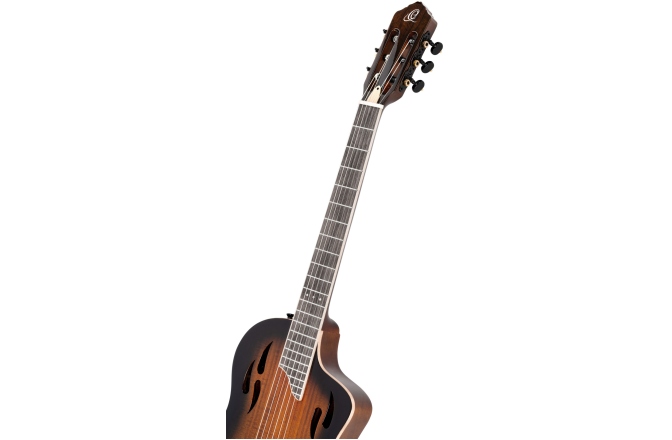 Chitară Electro-Clasică Ortega TourPlayer DeLuxe Nylon Acacia Burst + Gig Bag