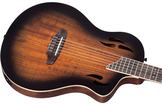 Chitară Electro-Clasică Ortega TourPlayer DeLuxe Nylon Acacia Burst + Gig Bag