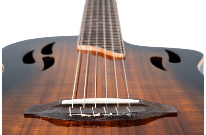 Chitară Electro-Clasică Ortega TourPlayer DeLuxe Nylon Acacia Burst + Gig Bag