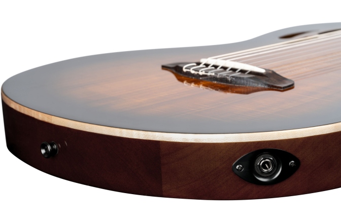 Chitară Electro-Clasică Ortega TourPlayer DeLuxe Nylon Acacia Burst + Gig Bag