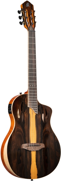 Ortega TourPlayer Series 4/4 size Nylon String Guitar 6-String + Pro Gig Bag