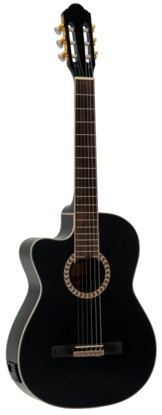Dimavery CN-600L Classical guitar, black