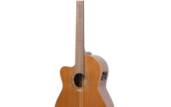 Chitară electro-clasică stângaci Ortega Classic Guitar Performer Series Natural Lefthand - inclusive Gigbag