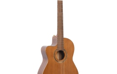 Chitară electro-clasică stângaci Ortega Classic Guitar Performer Series Natural Lefthand - inclusive Gigbag