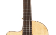 Chitară electro-clasică stângaci Ortega Classical Guitar Perfomer Series 4/4 inclusive Gigbag Slim Neck Lefty - Natural + Bag