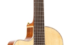 Chitară electro-clasică stângaci Ortega Classical Guitar Perfomer Series 4/4 inclusive Gigbag Slim Neck Lefty - Natural + Bag