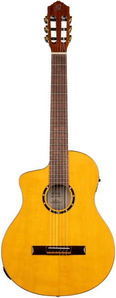 Ortega Family Series Pro Acoustic Guitar 6 String Lefty - Solid North American Spruce + Bag