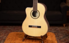 Chitară electro- clasică stângaci Ortega FS Pro Lefty - Solid Canadian Engelmann Spruce + Bag