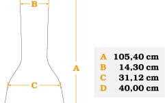 Chitară electro-clasică stângaci Ortega Performer Series Classical Guitar  4/4 Slim Neck Thinline Body Lefty - Black + Bag