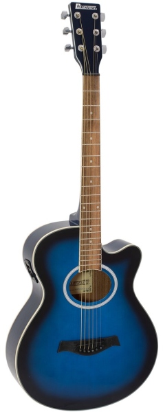 Dimavery AW-400 Western guitar Blueburst