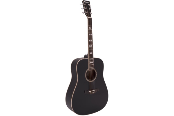 Dimavery STW-40 Western guitar, black