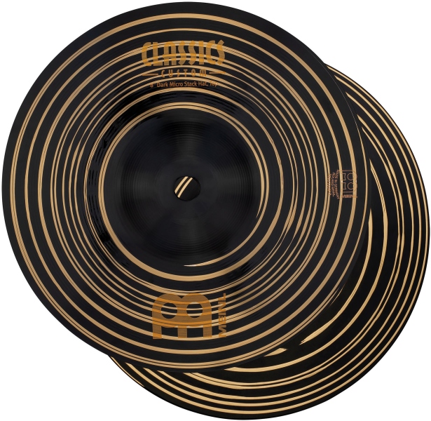 Meinl Classics Custom Dark Micro Stack Hats - 8''