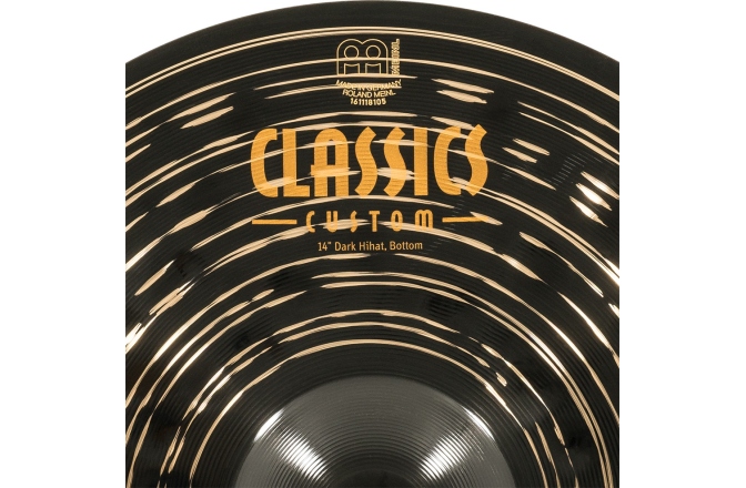 Cinele Hi-Hat Meinl Classics Custom Dark Hihat 14'' CC14DAH