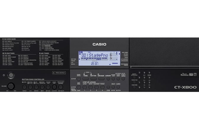 Clapă cu aranjor Casio CT-X800