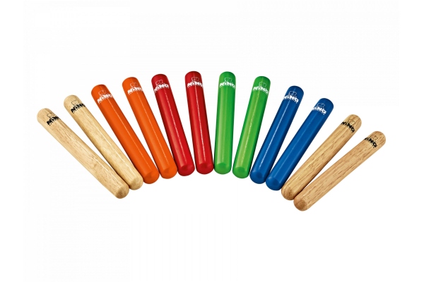 Claves - Multi-colored - 6 Pairs