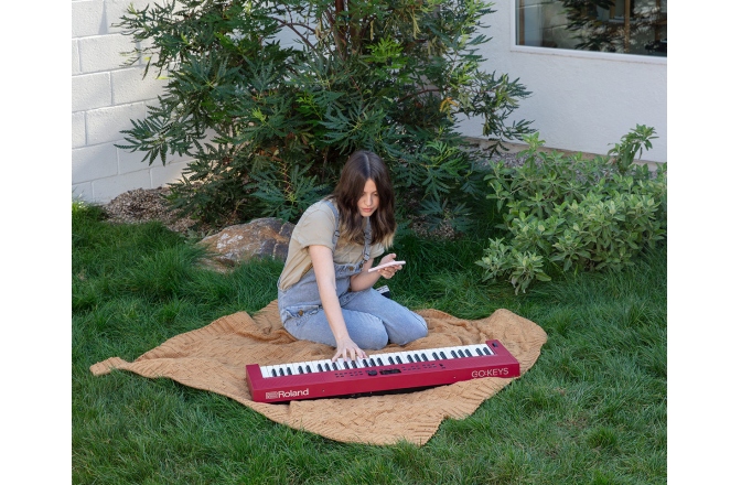 Claviatură cu aranjor Roland GO:KEYS 3 Dark Red