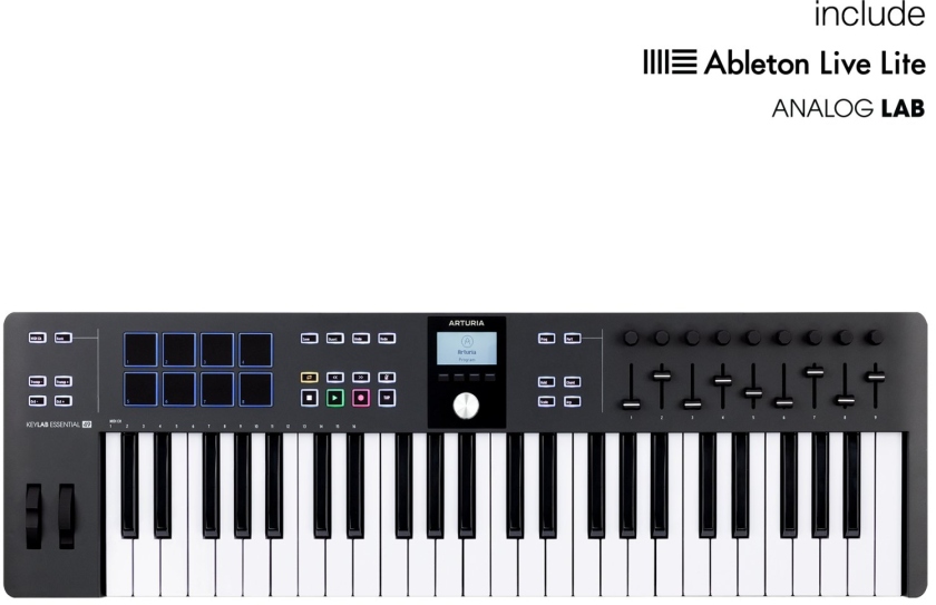 Arturia KeyLab Essential 49 MK3 Black Edition