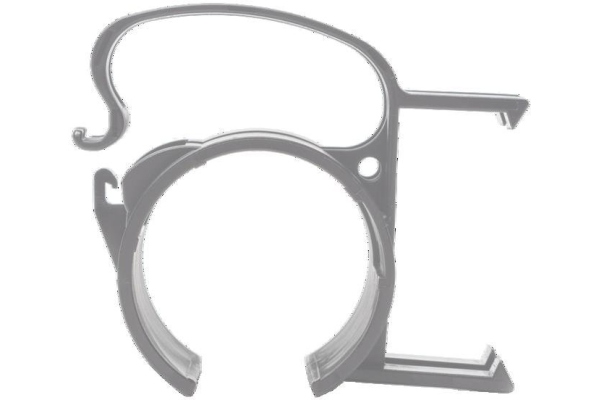 Mounting clamp silver 4x
