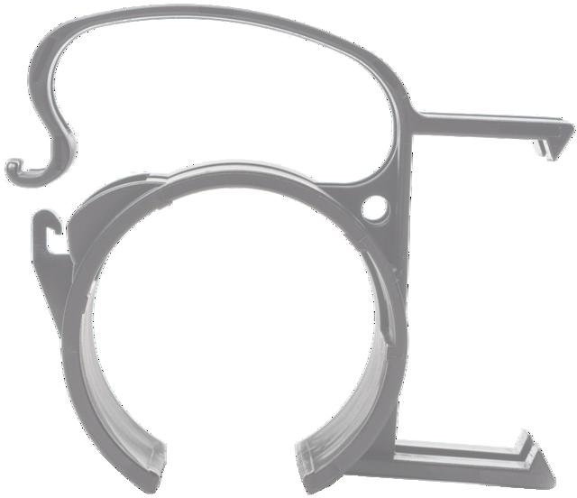 Snap Mounting clamp silver 4x
