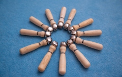 Clopoţei Nino Percussion Bell Stick Set - 12 pcs