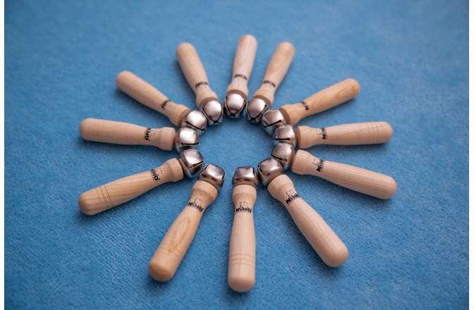 Clopoţei Nino Percussion Bell Stick Set - 12 pcs