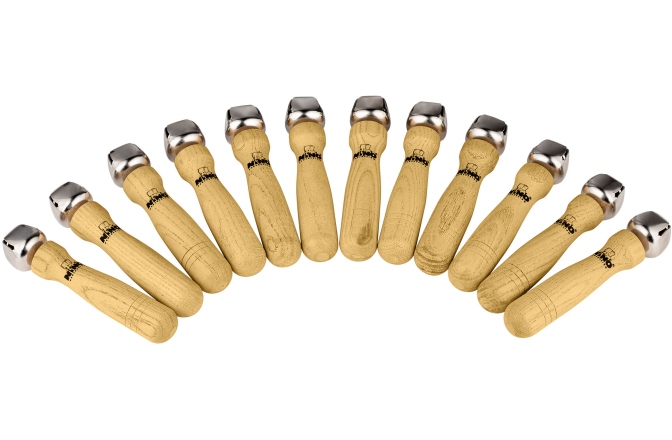 Clopoţei Nino Percussion Bell Stick Set - 12 pcs