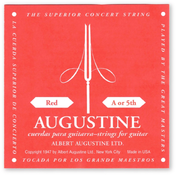 Augustine Classic Label Red A5w medium