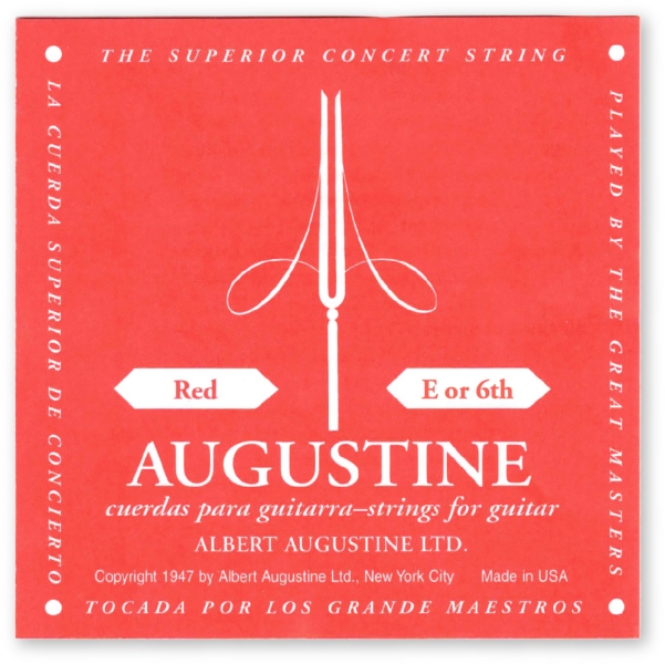 Augustine Classic Label Red E6w medium