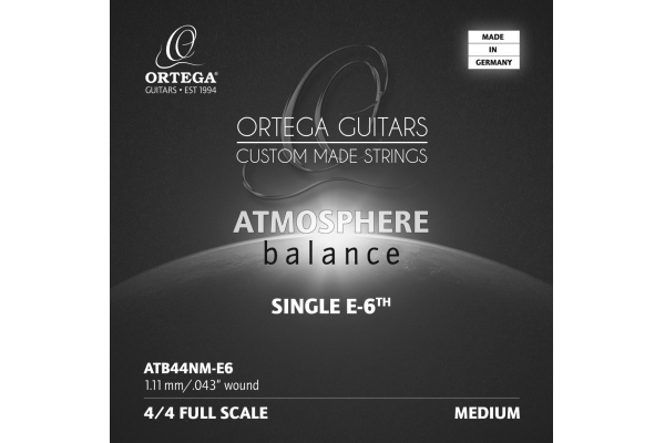 Ortega ABS String - Medium Tension Silver Plated Copper 0.44