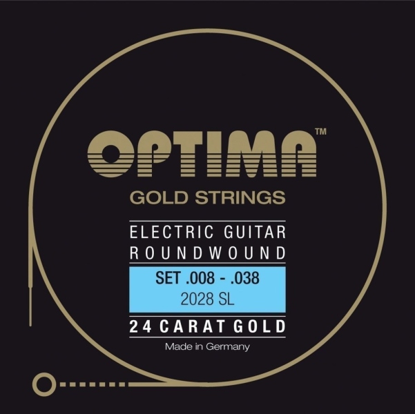 Optima  Gold strings round wound A5 .035w