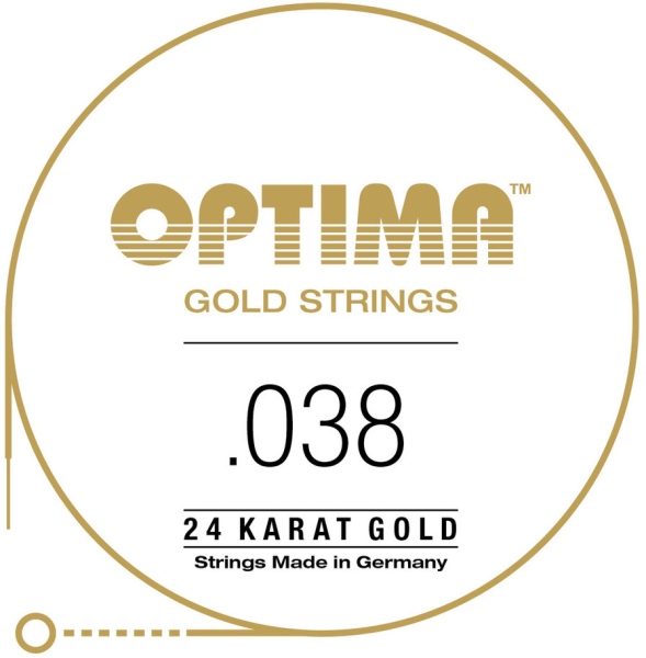 Optima  Gold strings round wound E6 .038w