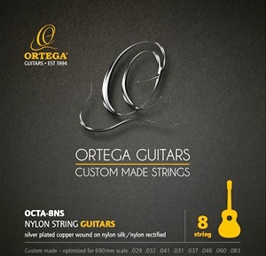Ortega Single String - Nylon Silver- plated Copper Wound - Single String 060