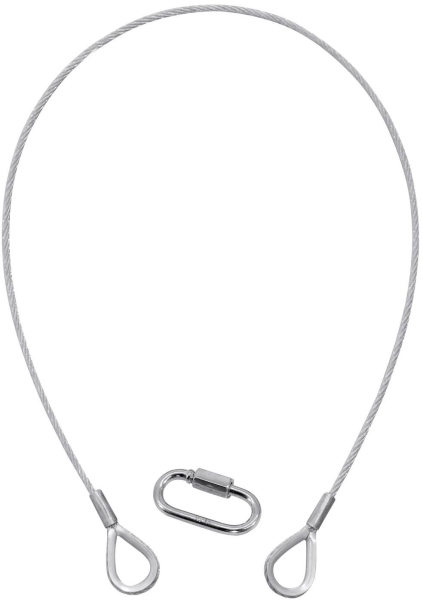 Eurolite Safety Bond A 3x600mm up to 5kg, silver