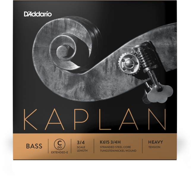 Daddario Kaplan Bass Single C (Extended E) String 3/4 Scale HT