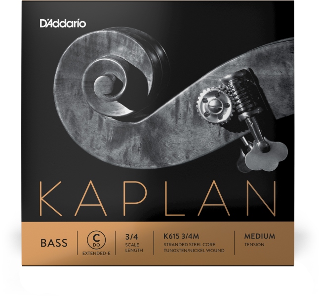 Daddario Kaplan Bass Single C (Extended E) String 3/4 Scale MT
