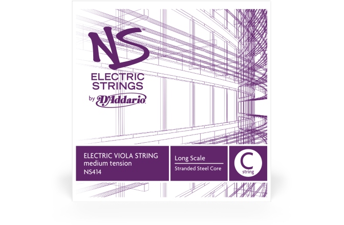 Coarda Do(C) pentru Violă electronică Daddario NS Electric Viola Do(C) LS MT NS414