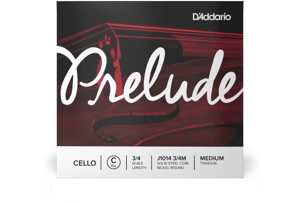 Daddario Prelude Cello Single C String 3/4 Scale MT