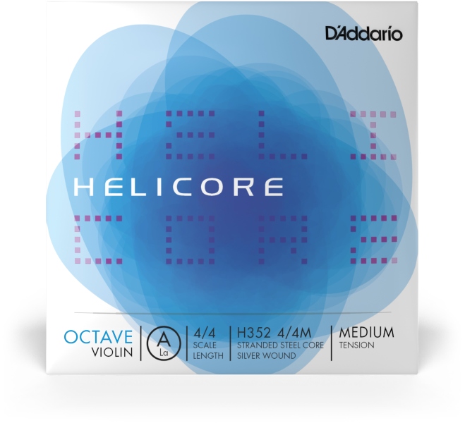 Daddario Helicore Octave Violin Single A String 4/4 Scale MT