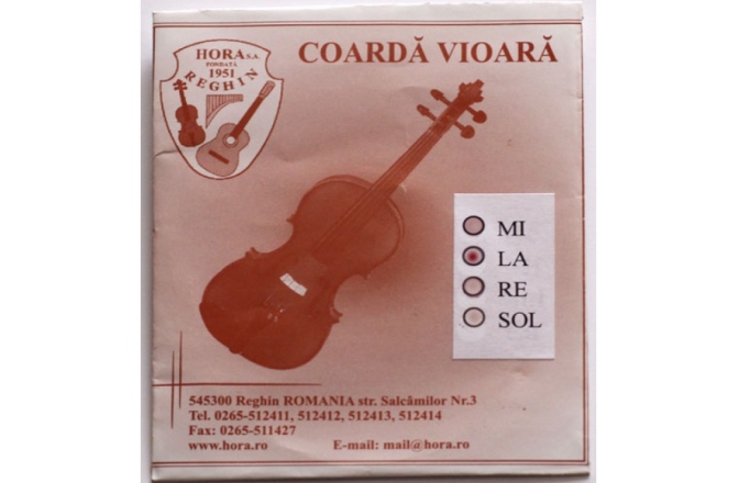 Coarda La(A) vioară Hora Reghin Cr-Ni La