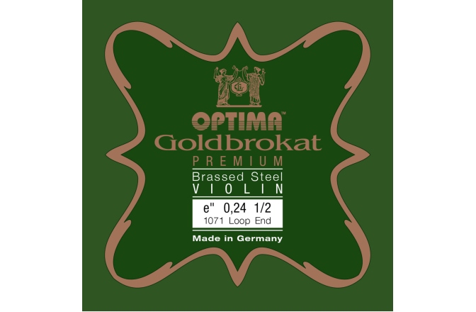 Coarda Mi Optima Goldbrokat Premium placat cu alamă E 0.24 L