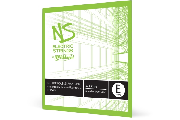 NS Electric Cont. Bass Single E String 3/4 Scale LT