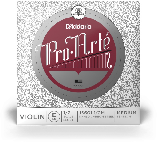 Daddario Pro-Arte Violin Single E String 1/2 Scale MT