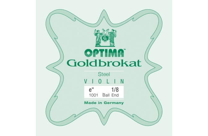 Coarda Mi(E) vioară Optima Goldbrokat Extra-Hard E 0,28 K 1/8